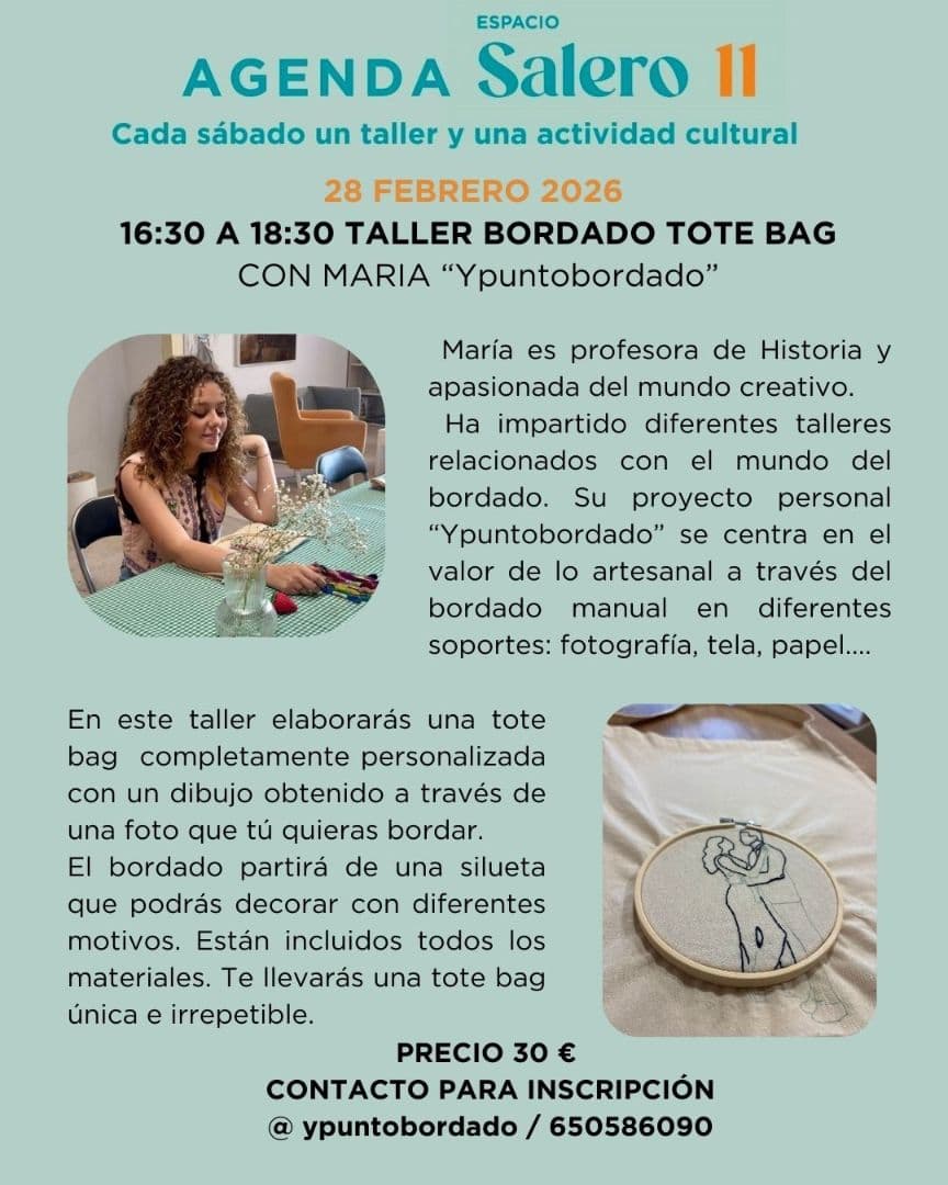 TALLER DE BORDADO